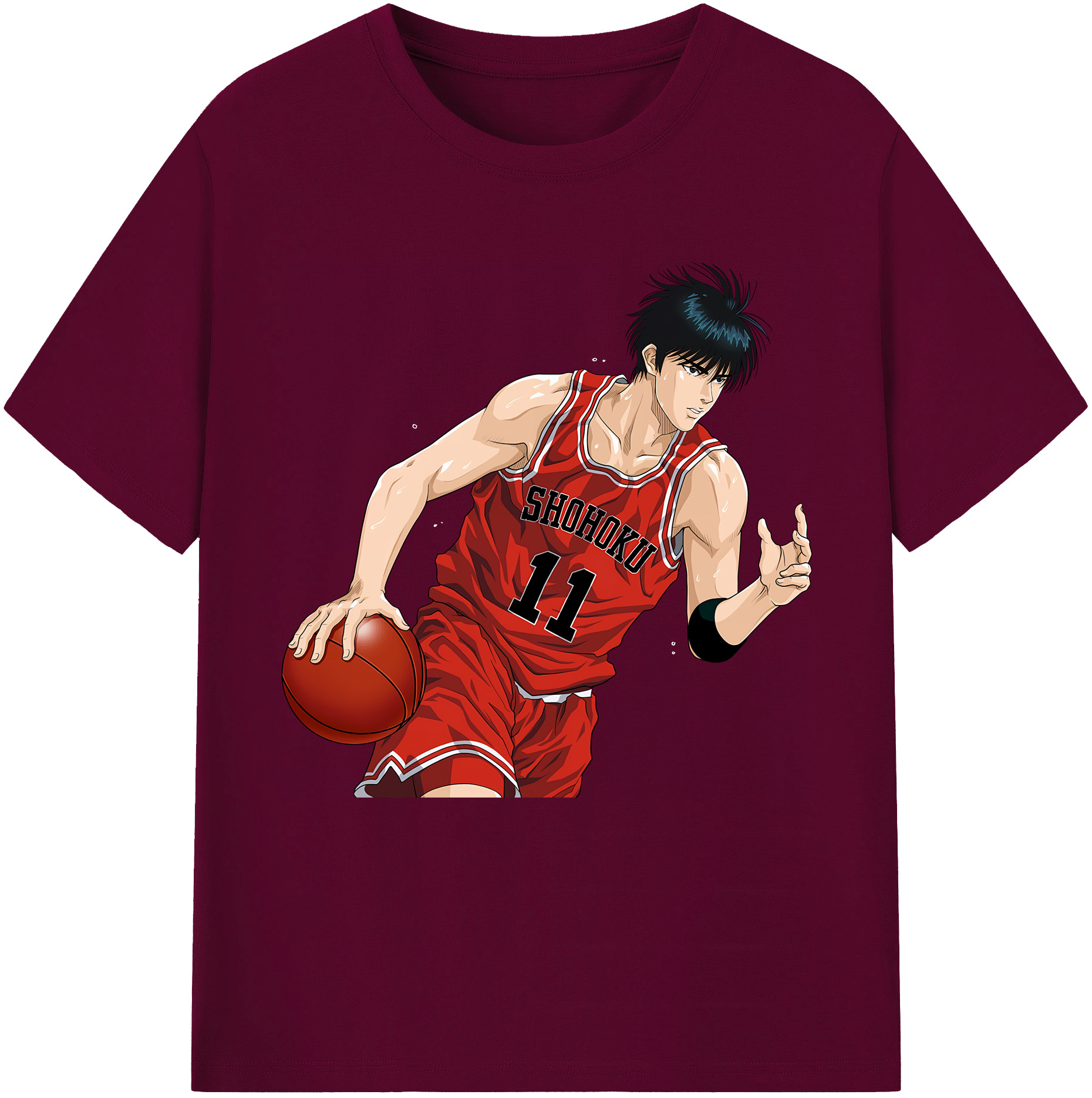（画像用） SLAM DUNK／スラムダンク レディースカジュアルプリントTシャツ（綿100％）